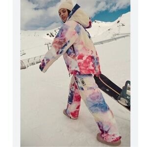 Free People Movement On The Ascend Ombre Tie Dye Snow Ski Pants